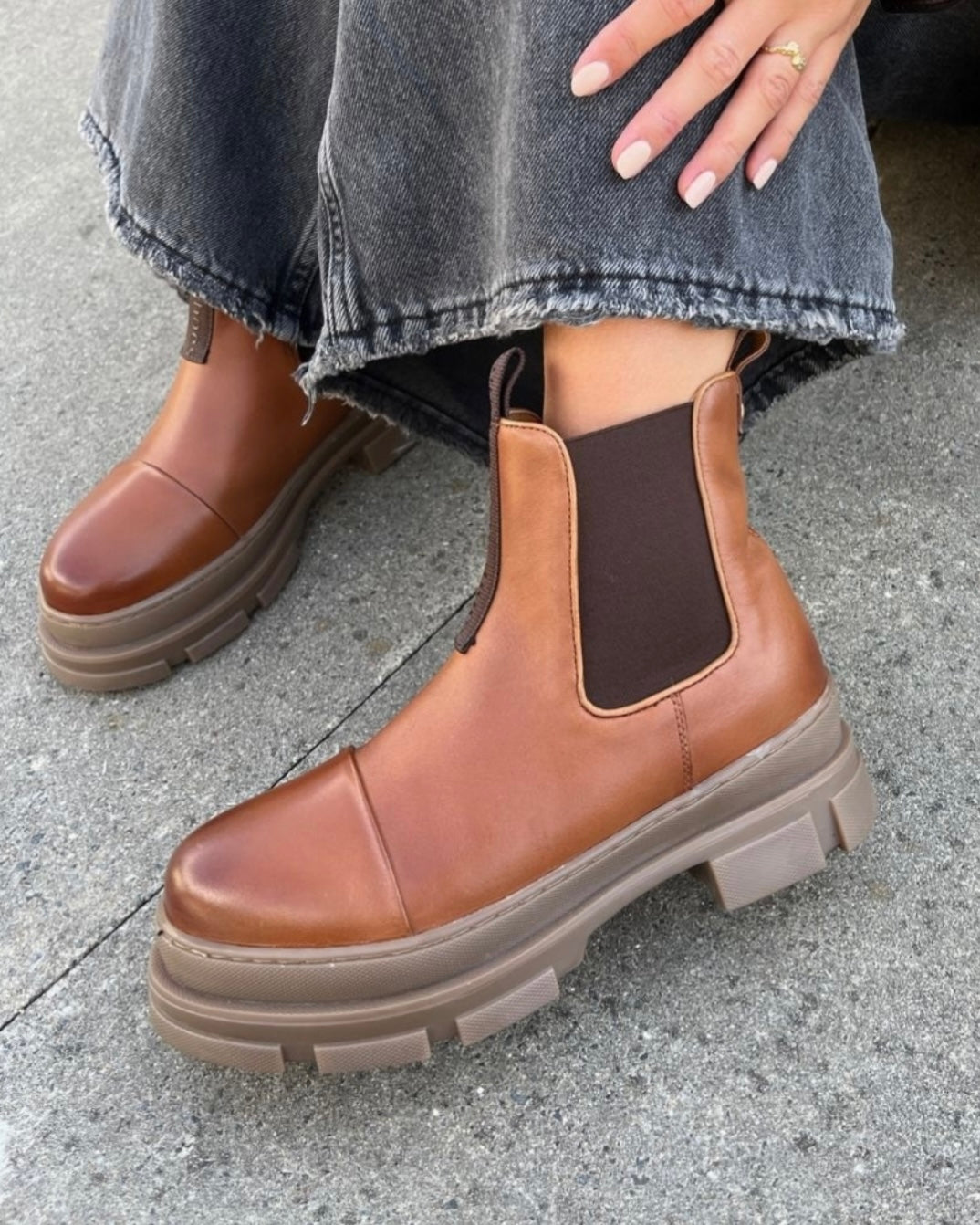 Copenhagen Shoes støvler you and me low cognac