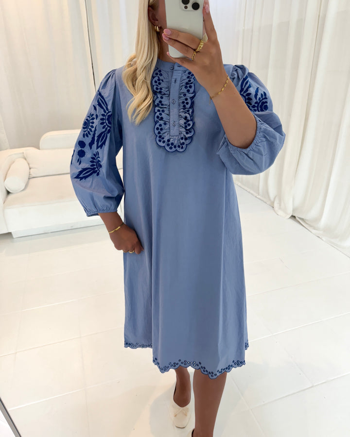 Love&Divine kjole love967 blue/navy