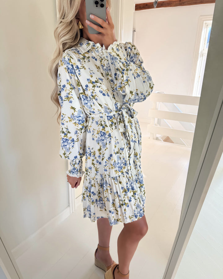 Y.A.S kjole tilera ls shirt star white/sumeli