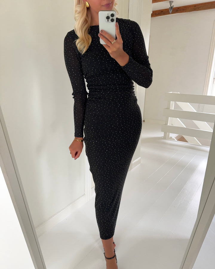 Sister's Point kjole esme-dr.ls11 black/silver