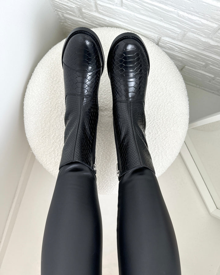 Copenhagen Shoes støvler she crocco black
