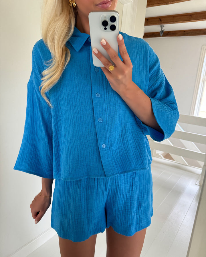 Vero Moda skjorte natali ibiza blue