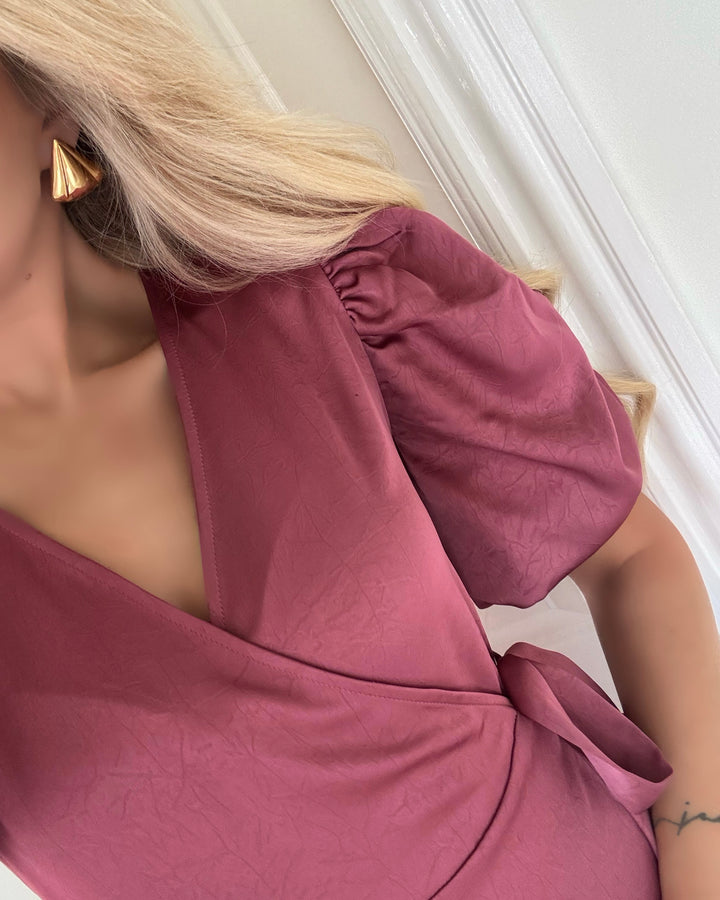 A-View kjole sinda old rose