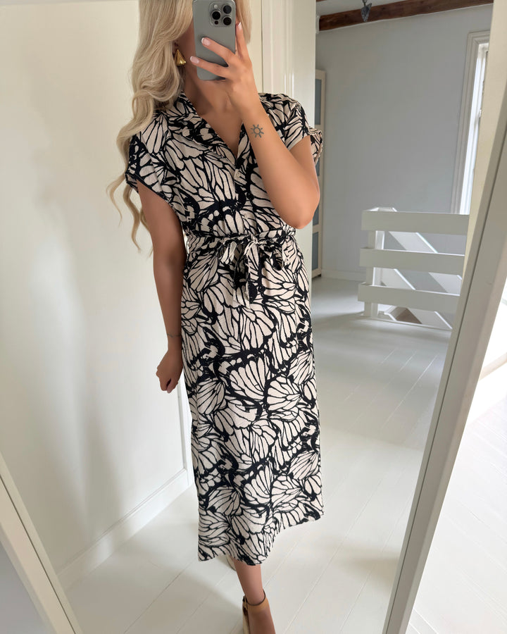 JDY kjole troya life sl midi tapioca