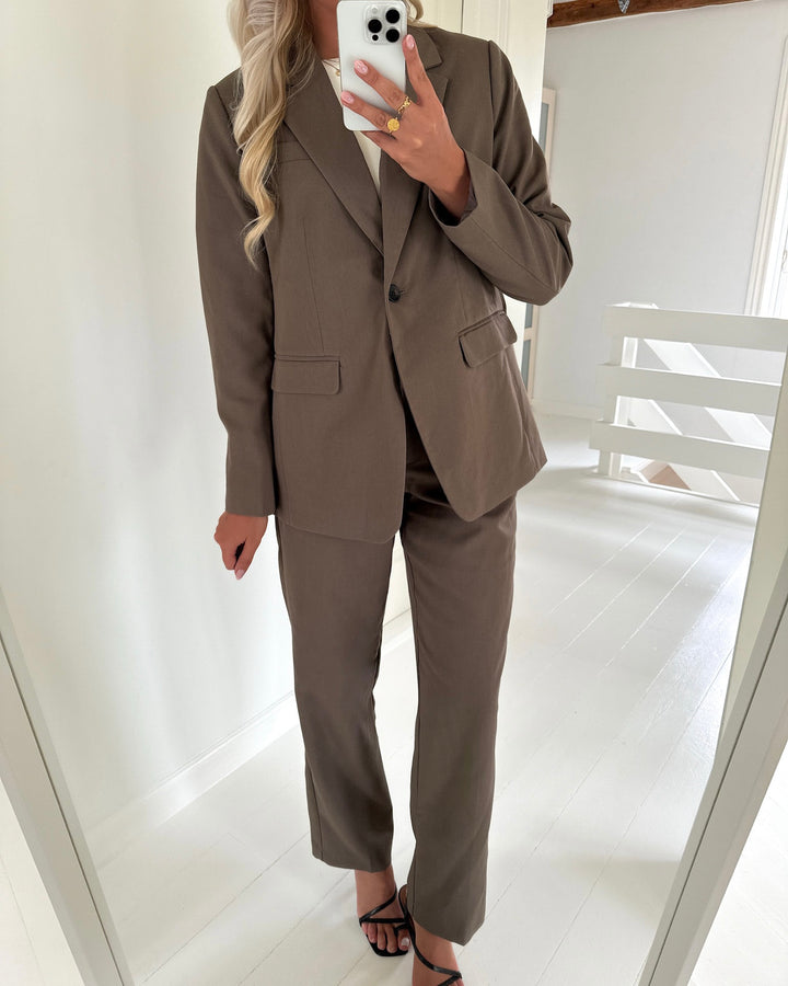 Vero Moda bukser ila mw tailored chocolate chip