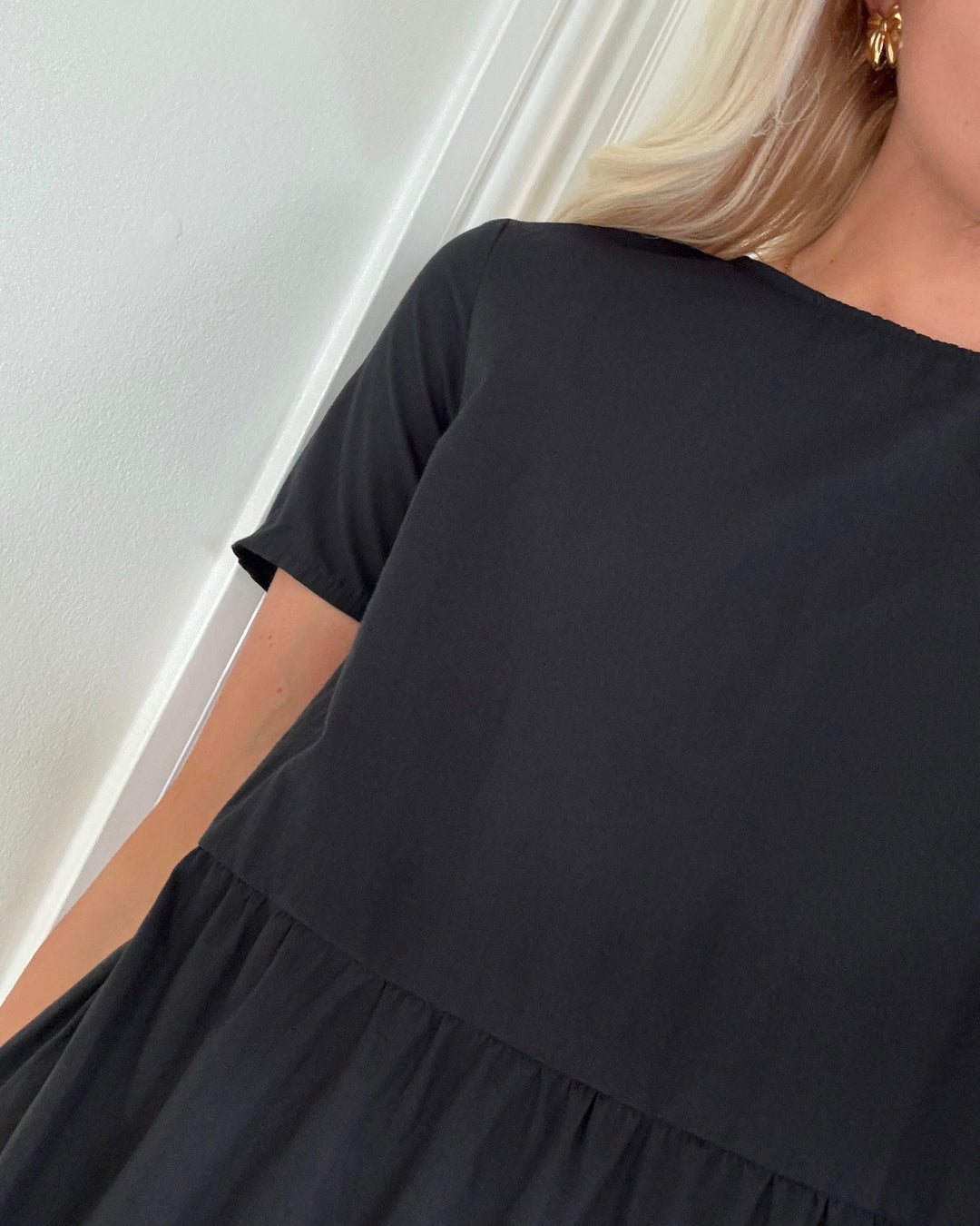 Vero Moda kjole paisley ss o-neck black