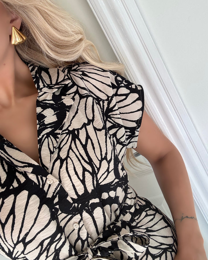 JDY kjole troya life sl midi tapioca