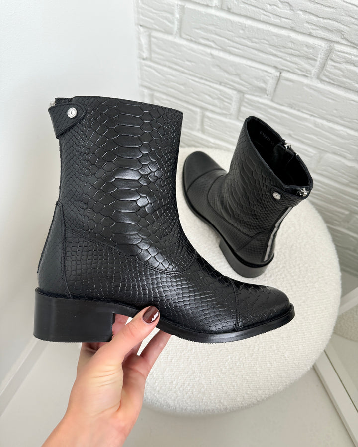 Copenhagen Shoes støvler she crocco black