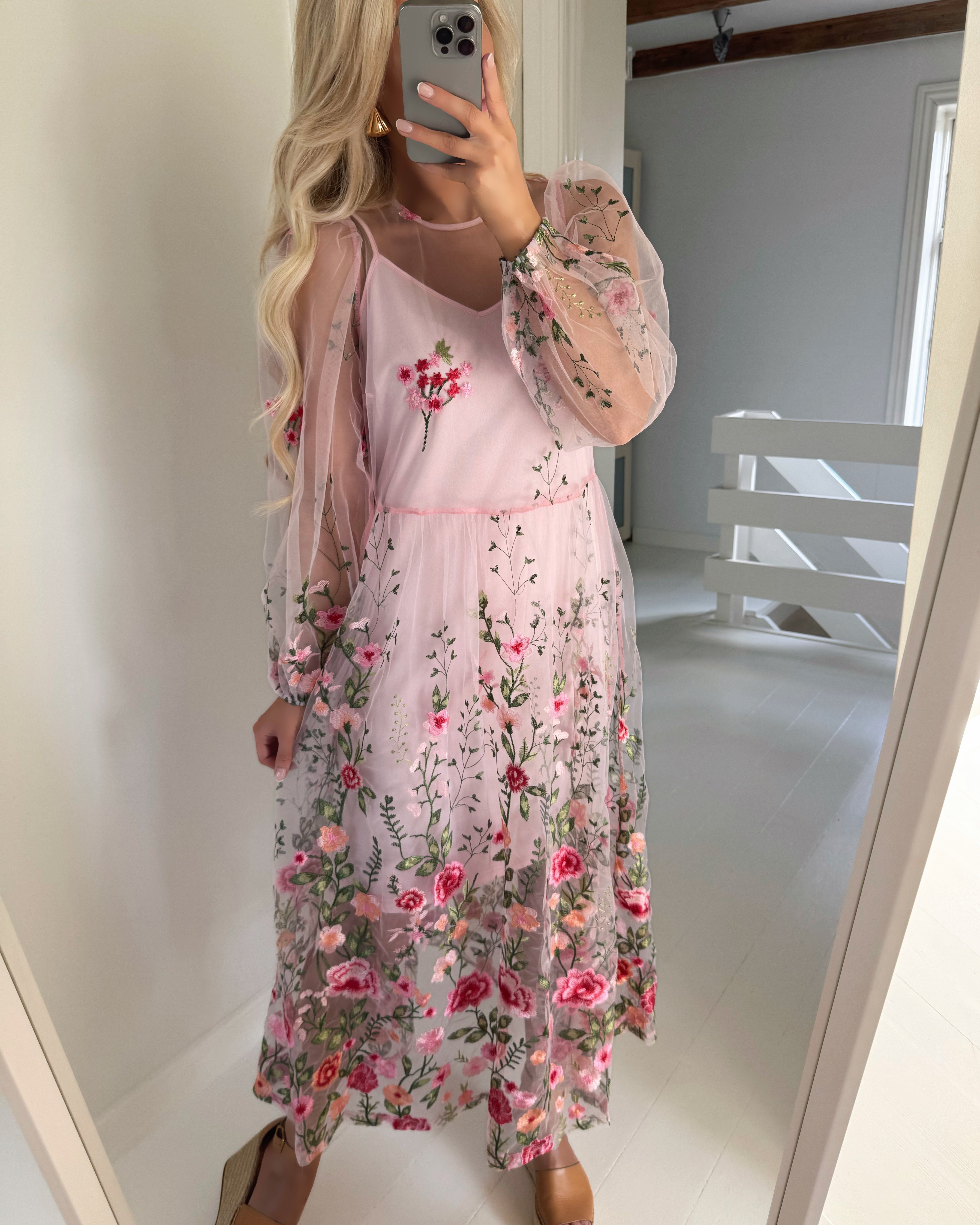 A-View - Fuschia Dress - 201 Sand/Yellow