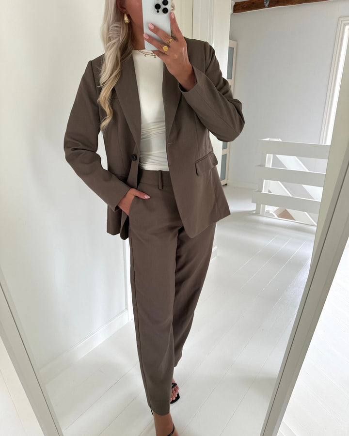 Vero Moda bukser ila mw tailored chocolate chip