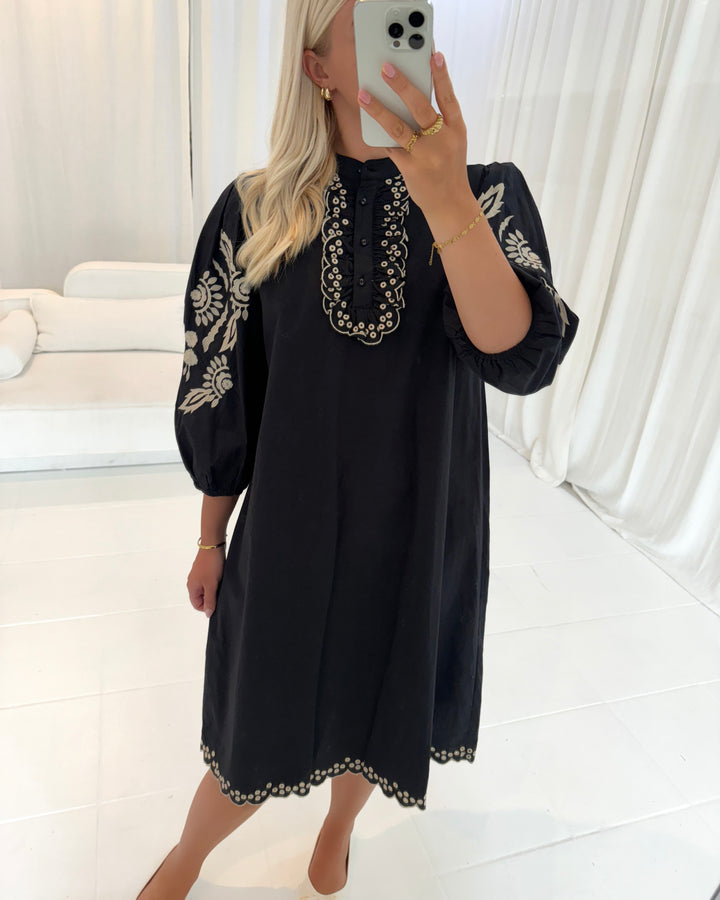 Love&Divine kjole love967 black/bamboo