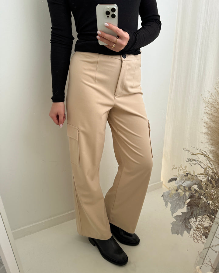 Vero Moda bukser sasie hr wide cargo irish