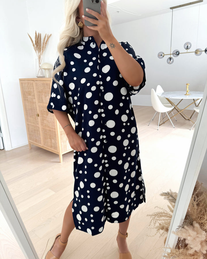 Love&Divine kjole love972-3 navy/creme