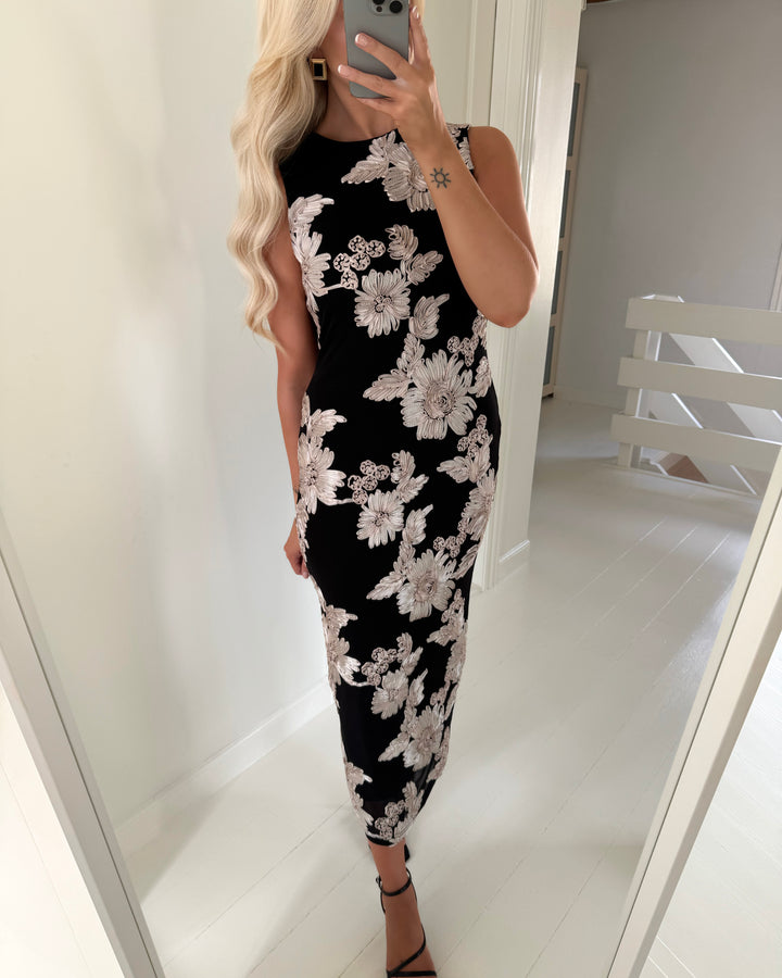 Sister's Point kjole sis-dr black/champagne