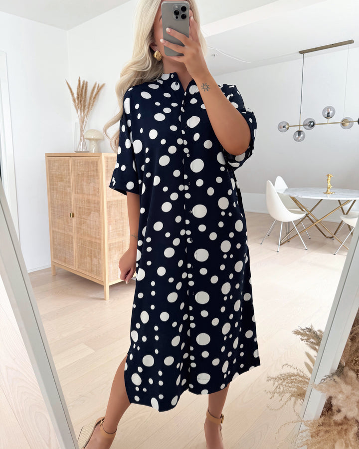 Love&Divine kjole love972-3 navy/creme