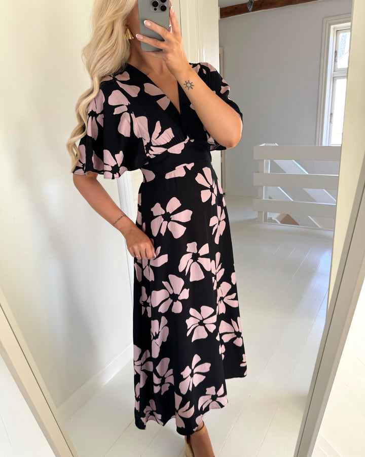 Sister's Point kjole gisela-dr21 black/dusty rose