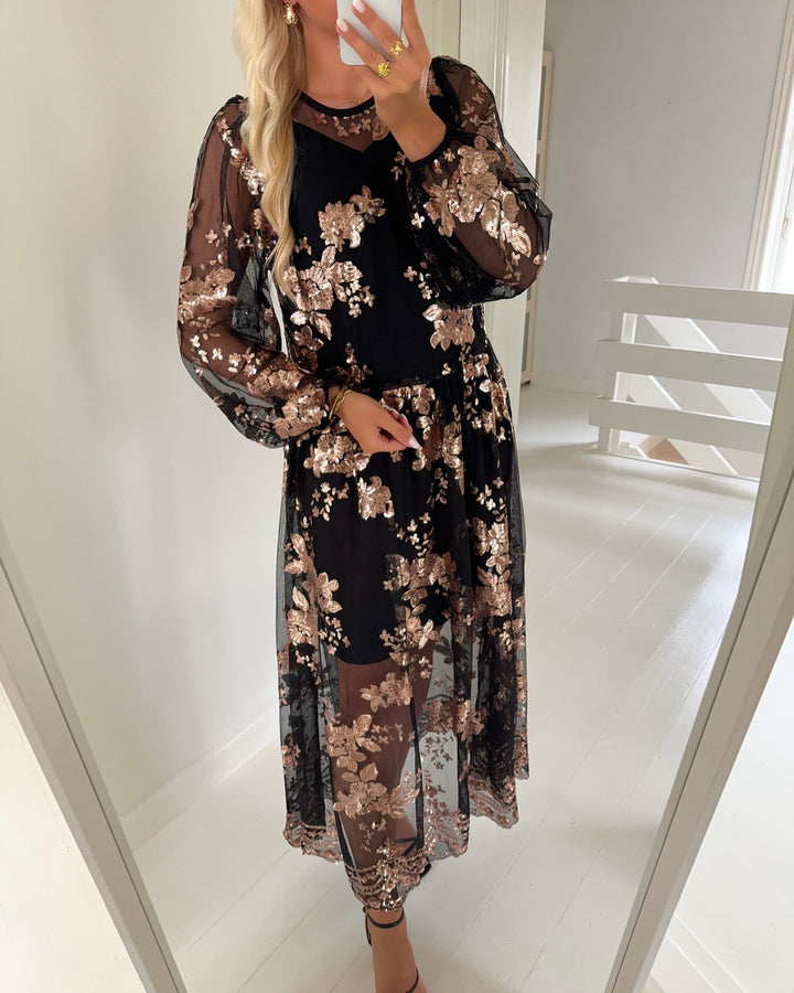 A-View kjole estelle rose gold - FORUDBESTILLING LEV. UGE 44