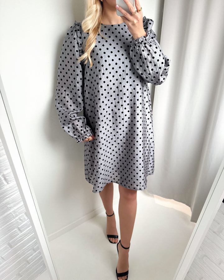 Love&Divine kjole love870-1 silver/dot