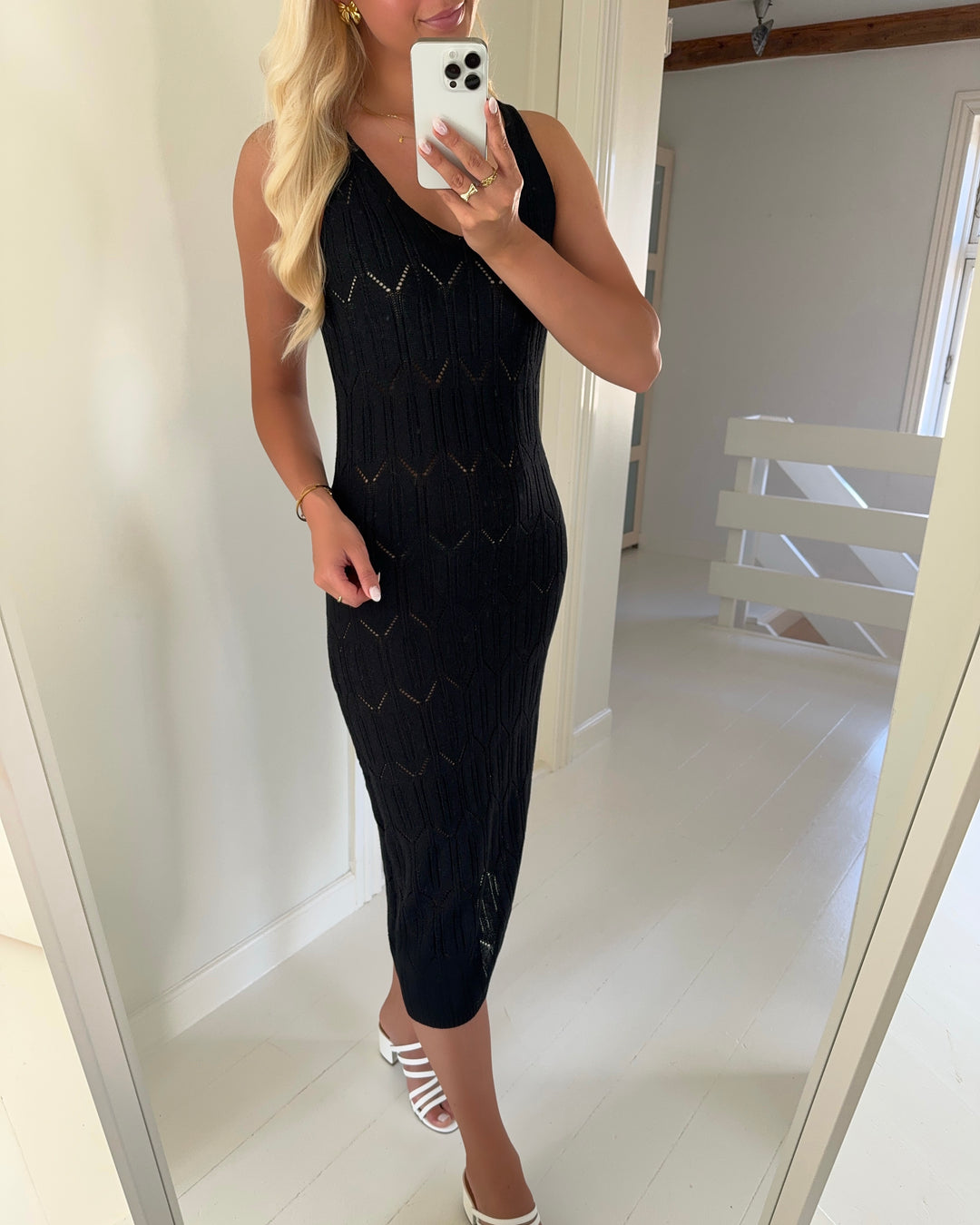 Only kjole mea life sl midi black