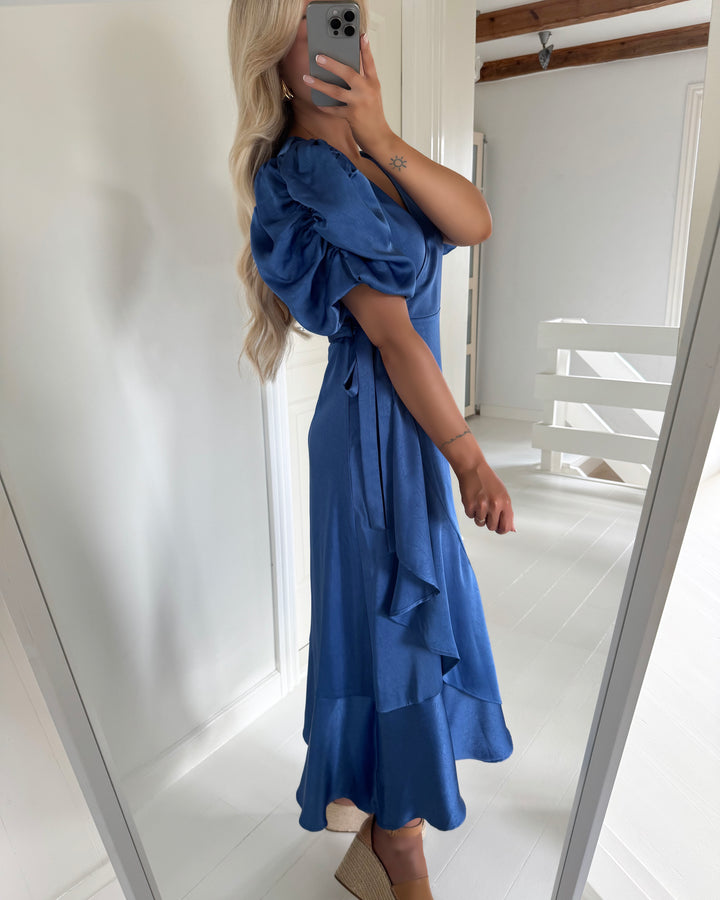 A-View kjole sinda medium blue
