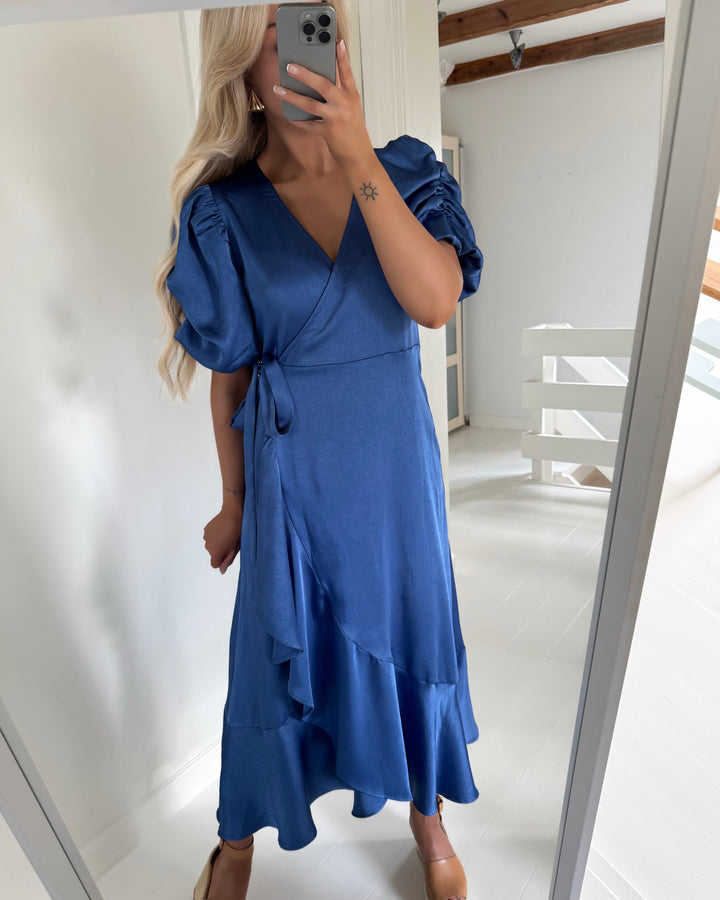 A-View kjole sinda medium blue