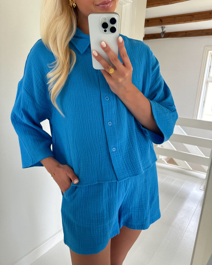 Vero Moda skjorte natali ibiza blue