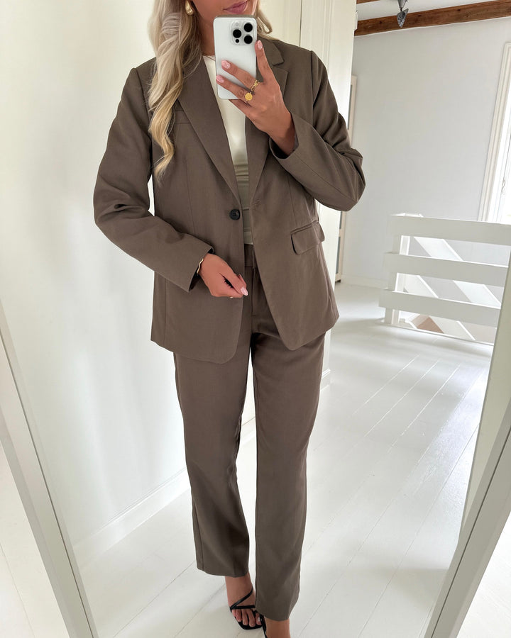 Vero Moda bukser ila mw tailored chocolate chip