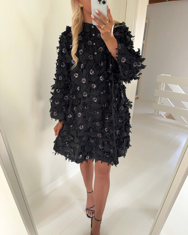 Y.A.S kjole abelone 7/8 short black