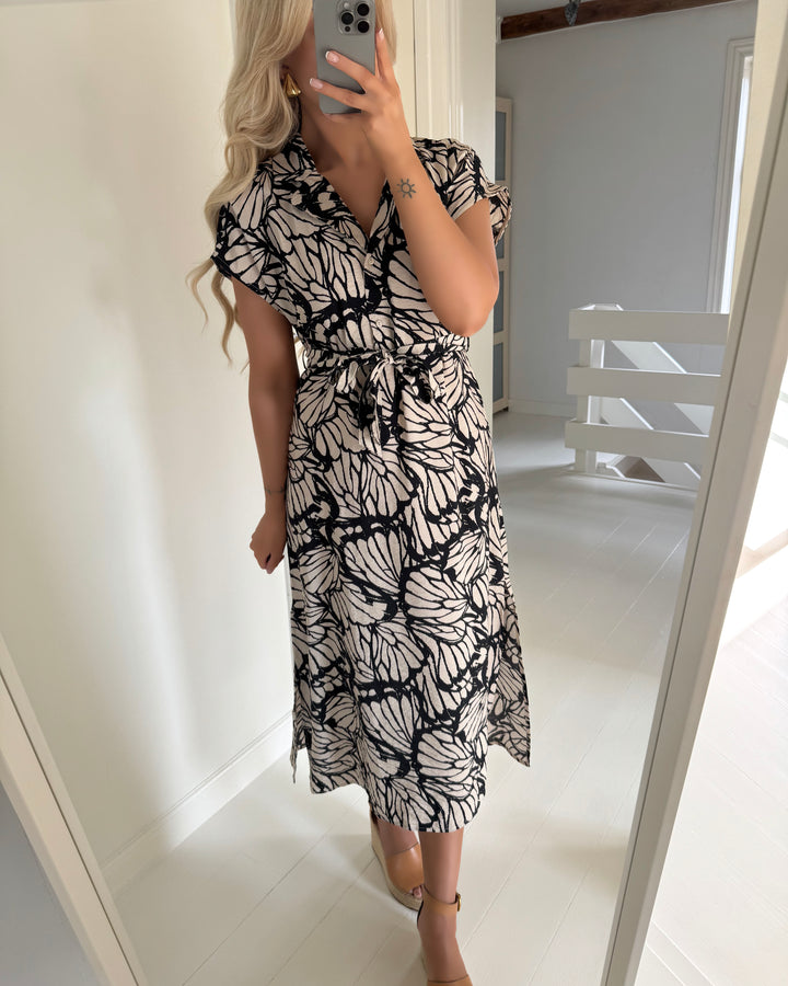 JDY kjole troya life sl midi tapioca