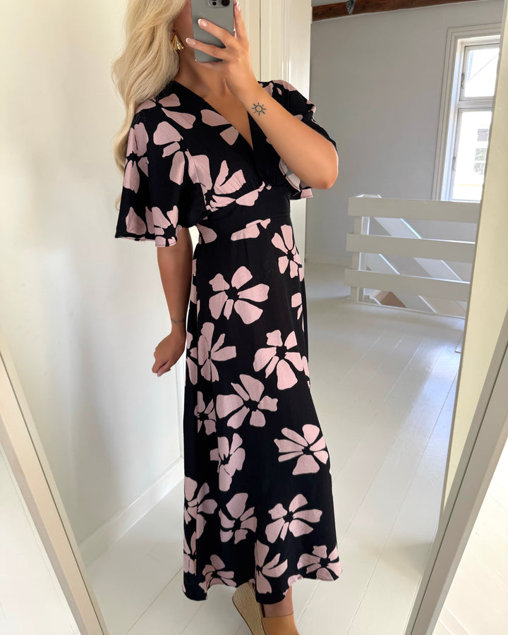 Sister's Point kjole gisela-dr21 black/dusty rose