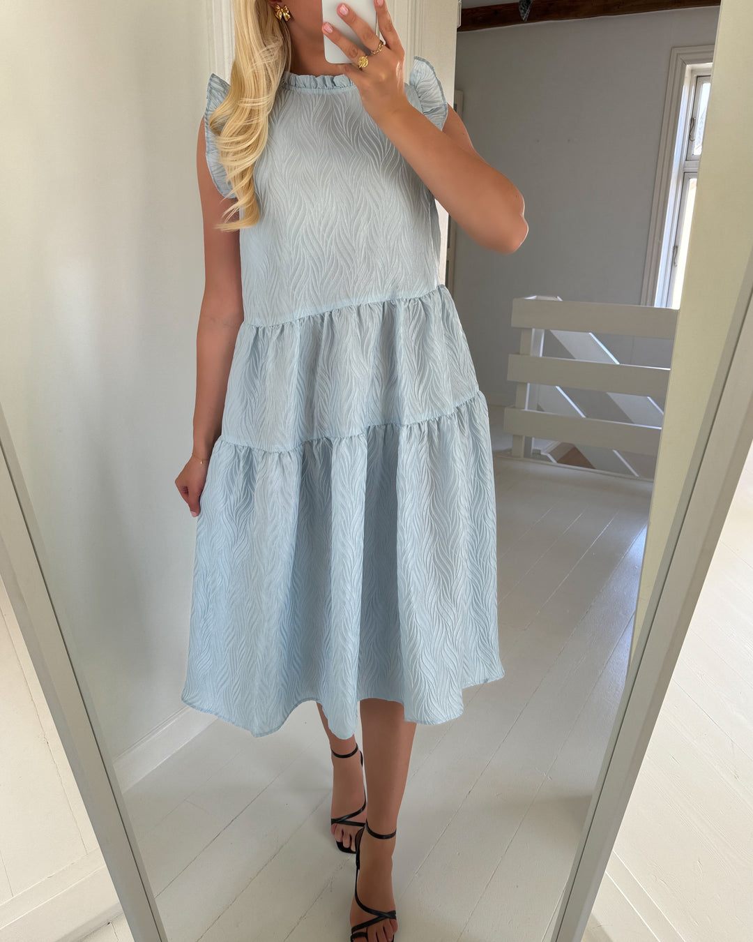 A-View kjole ferna light blue