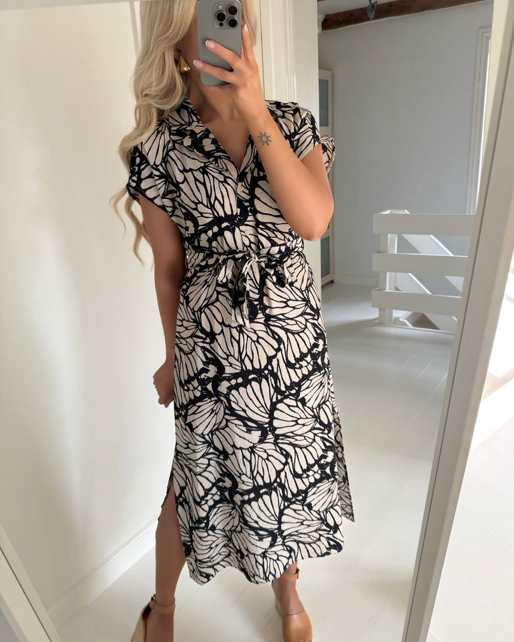 JDY kjole troya life sl midi tapioca