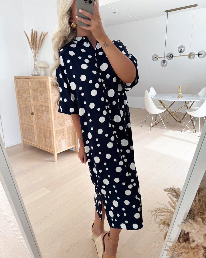Love&Divine kjole love972-3 navy/creme