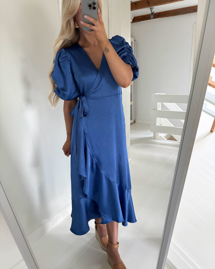 A-View kjole sinda medium blue