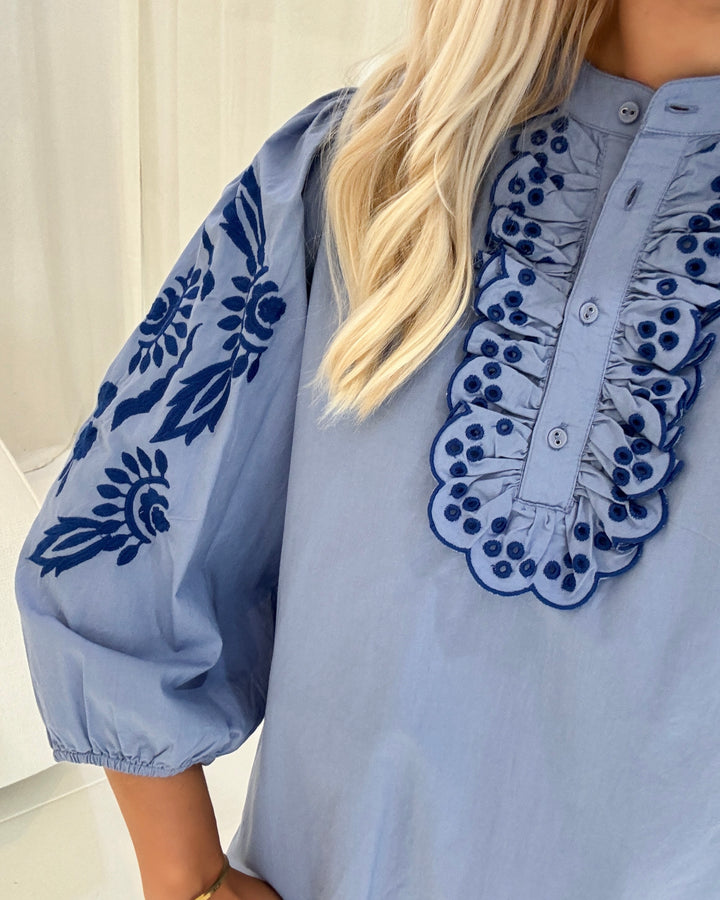 Love&Divine kjole love967 blue/navy