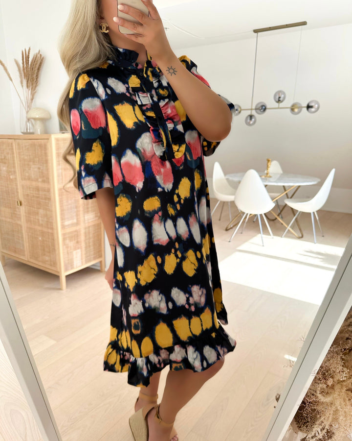 Love&Divine kjole love1008-1 black/pomelo