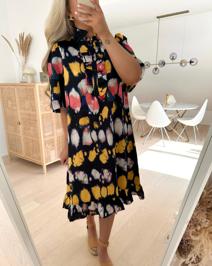 Love&Divine kjole love1008-1 black/pomelo