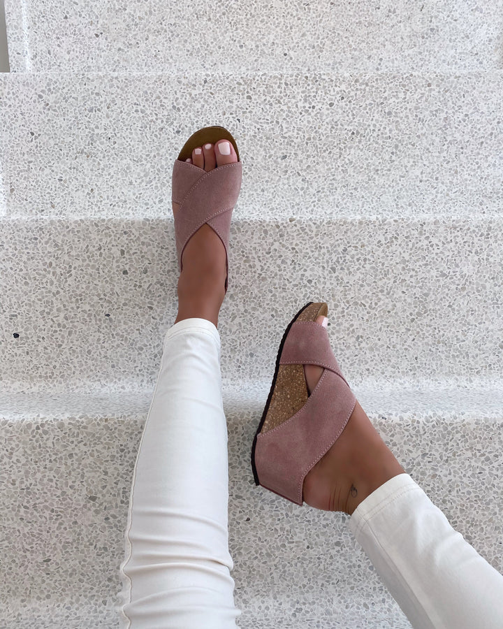 Copenhagen Shoes sandaler frances 23 suede rose
