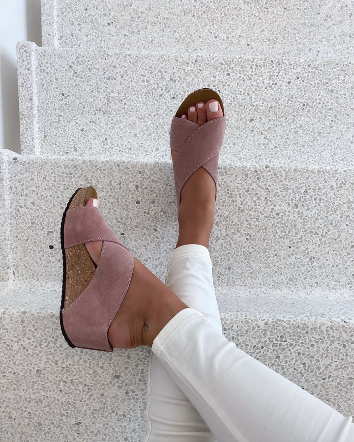 Copenhagen Shoes sandaler frances 23 suede rose