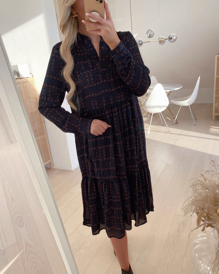 Love&Divine kjole love346-21 navy zig