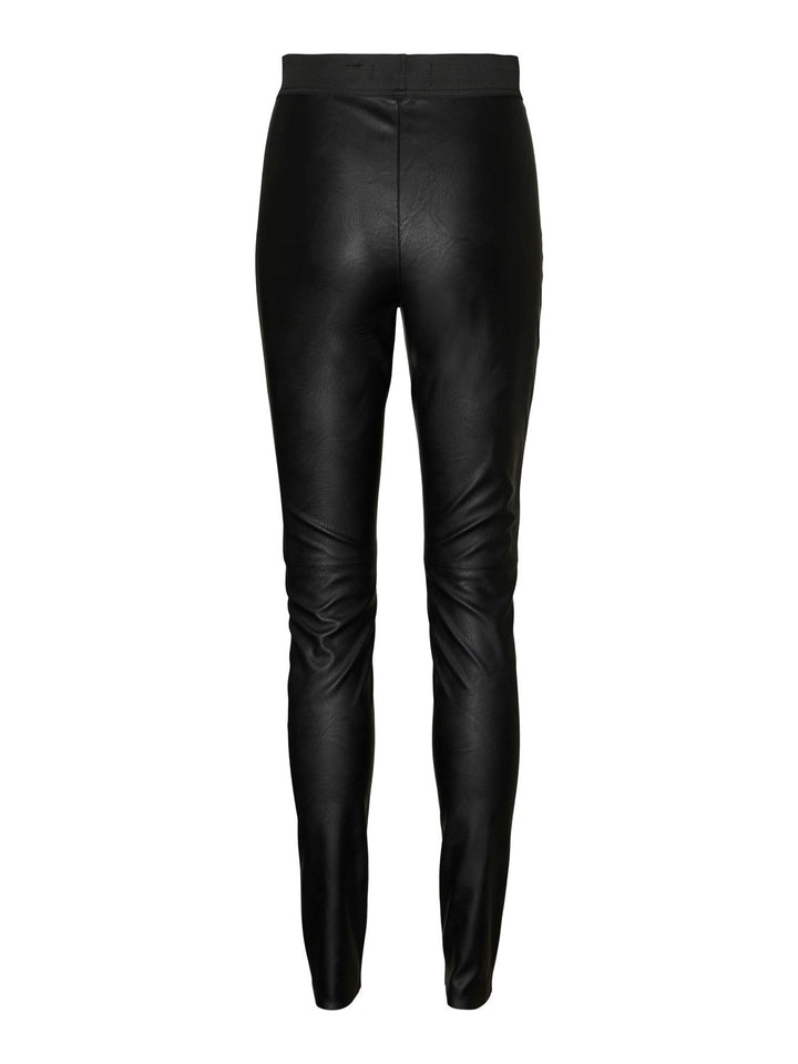 Vero Moda leggings storm hr pl cut black