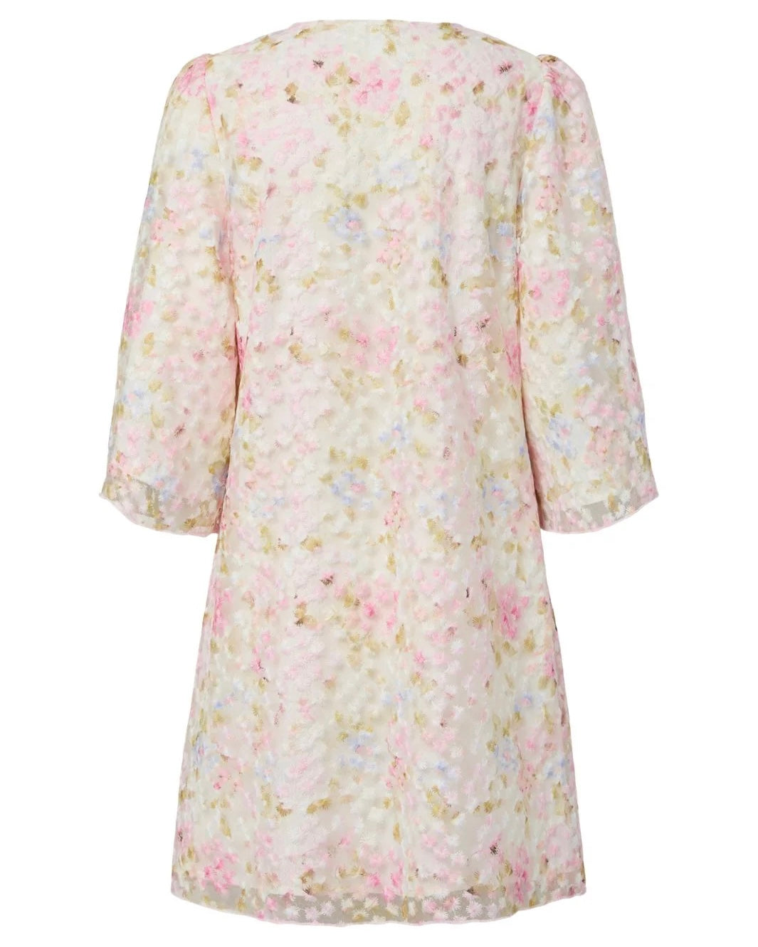 Y.A.S kjole leanna 3/4 pristine/leanna aop