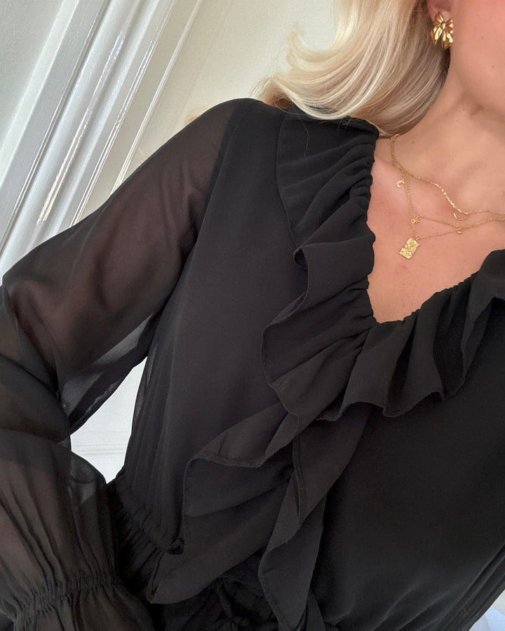 Vero Moda kjole dora ls short black