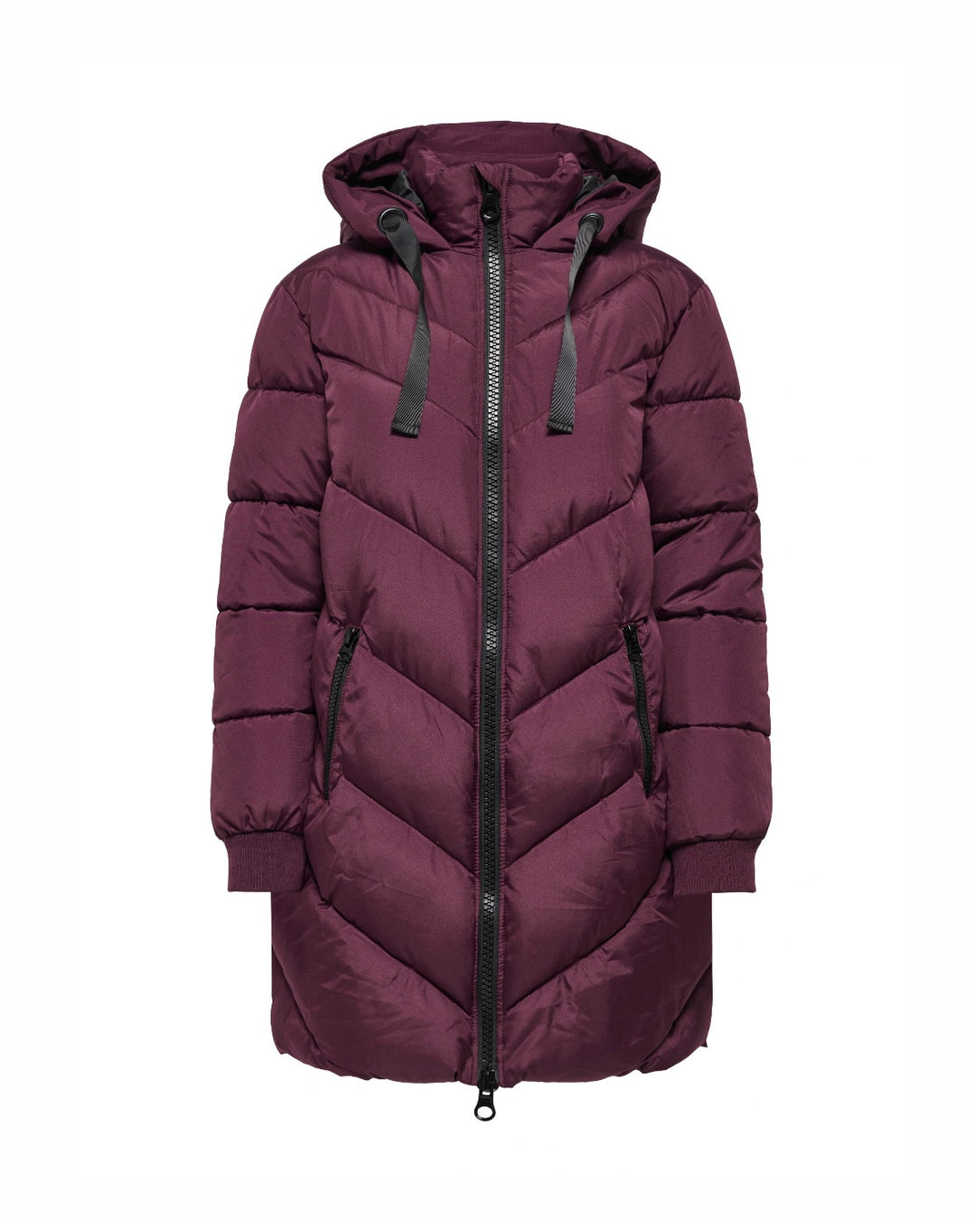JDY jakke skylar life hood otw fig/black