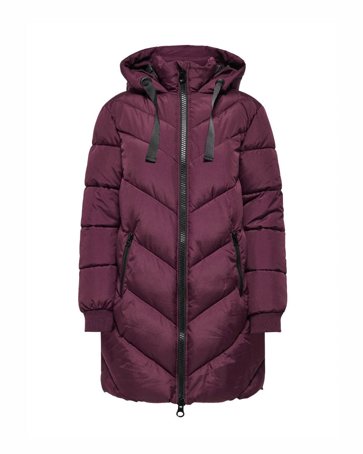 JDY jakke skylar life hood otw fig/black