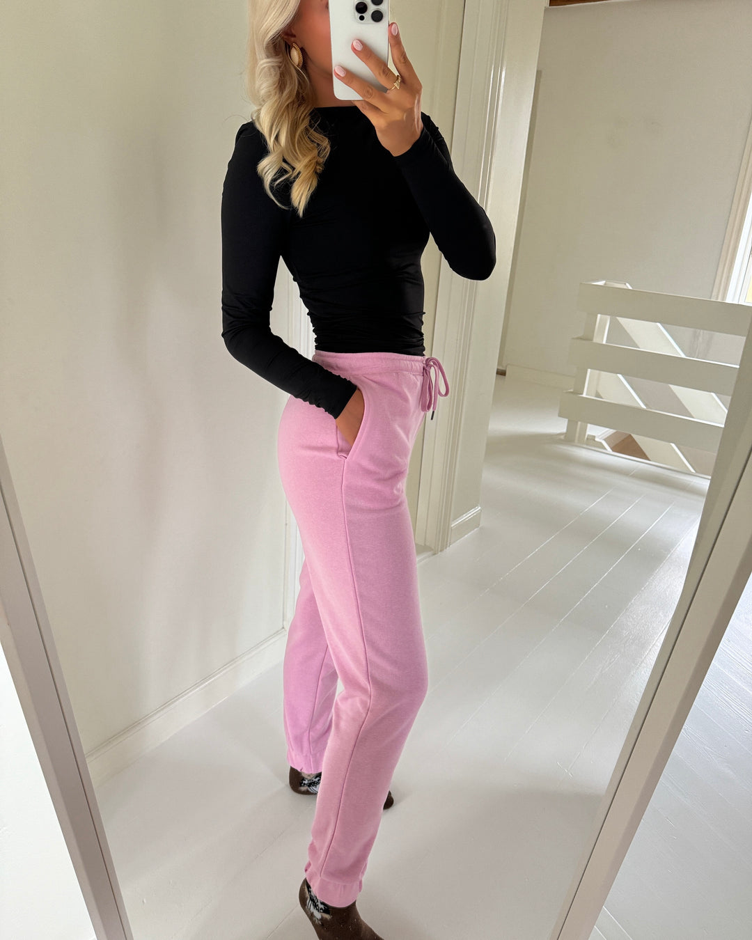 Vero Moda bukser natalia sweat pastel lavender