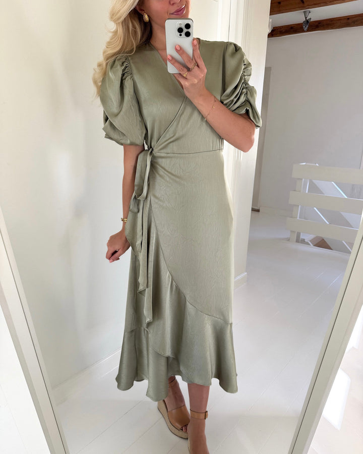 A-View kjole sinda dusty green