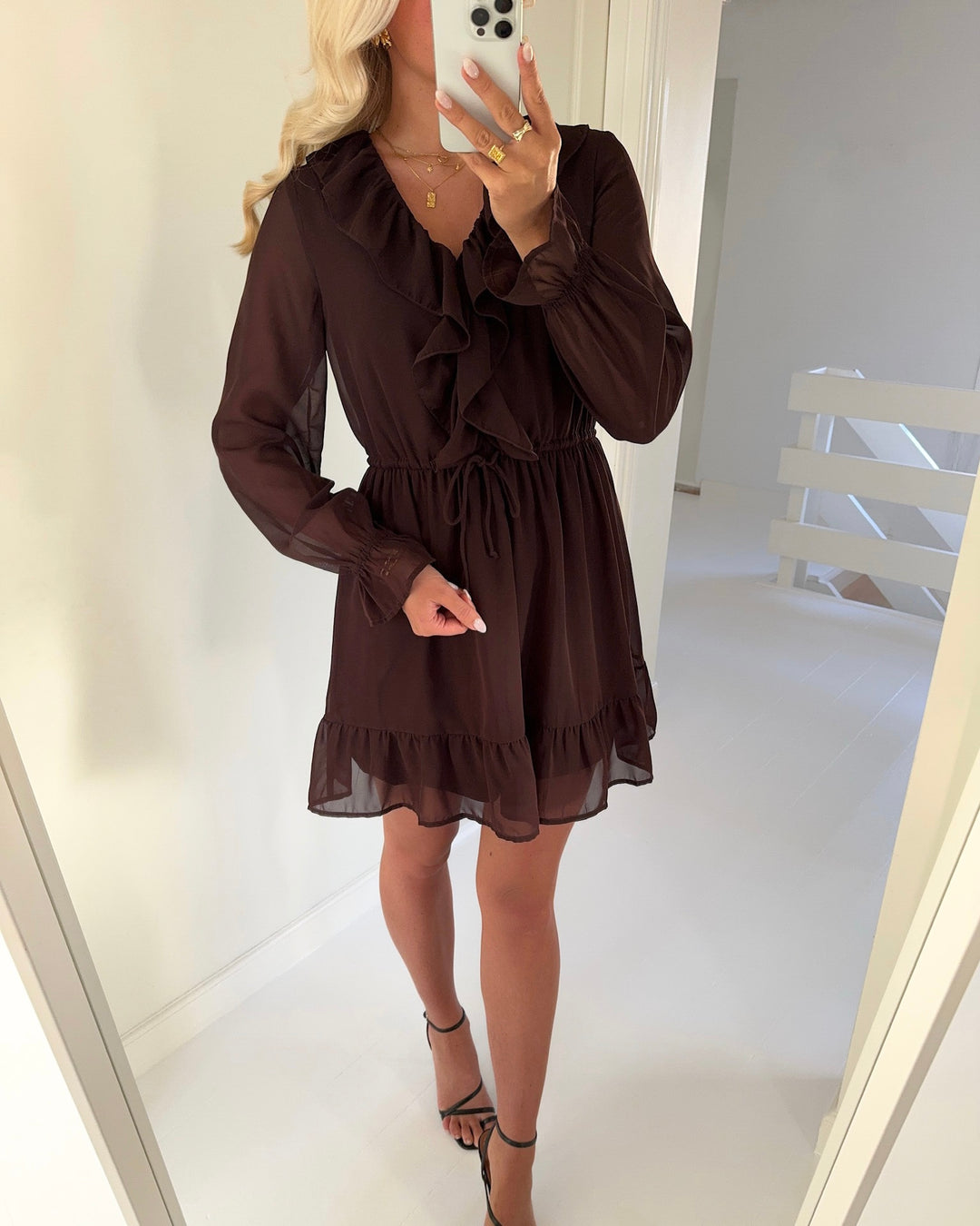 Vero Moda kjole dora ls short fudge