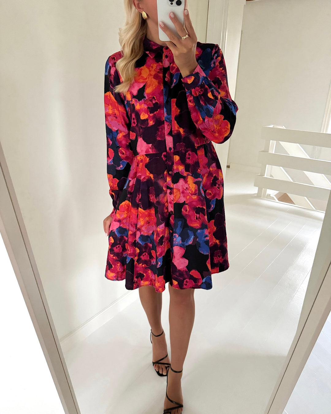 Y.A.S kjole kaya ls shirt navy blazer/limo - FORUDBESTILLING LEV. UGE 47