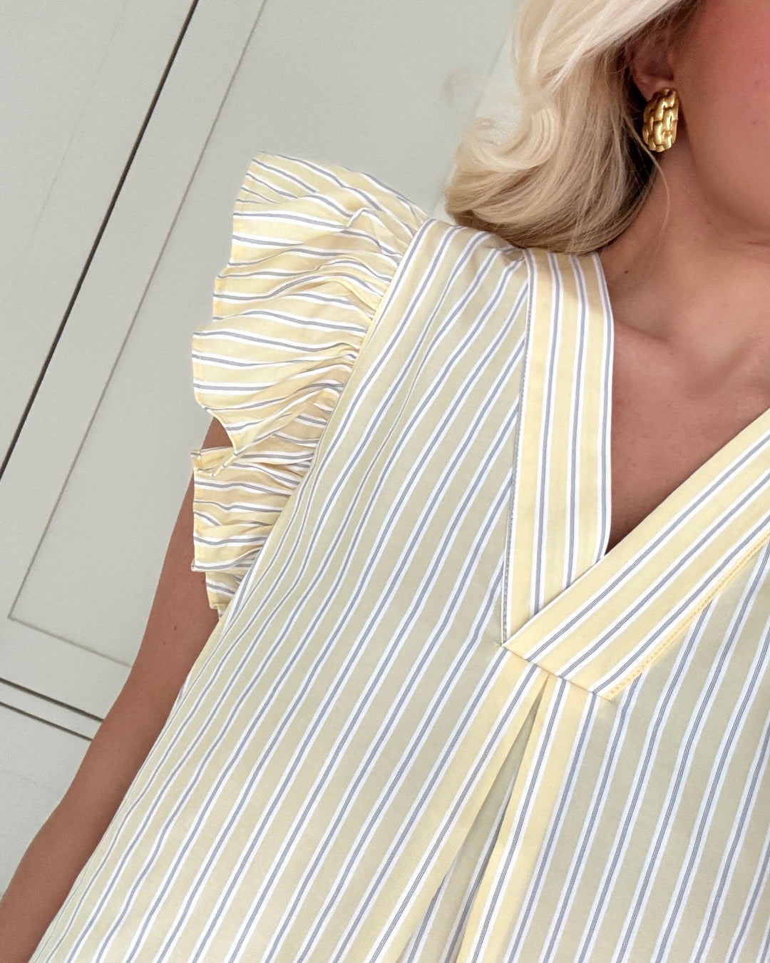 Love&Divine top love1382 banana/stripe